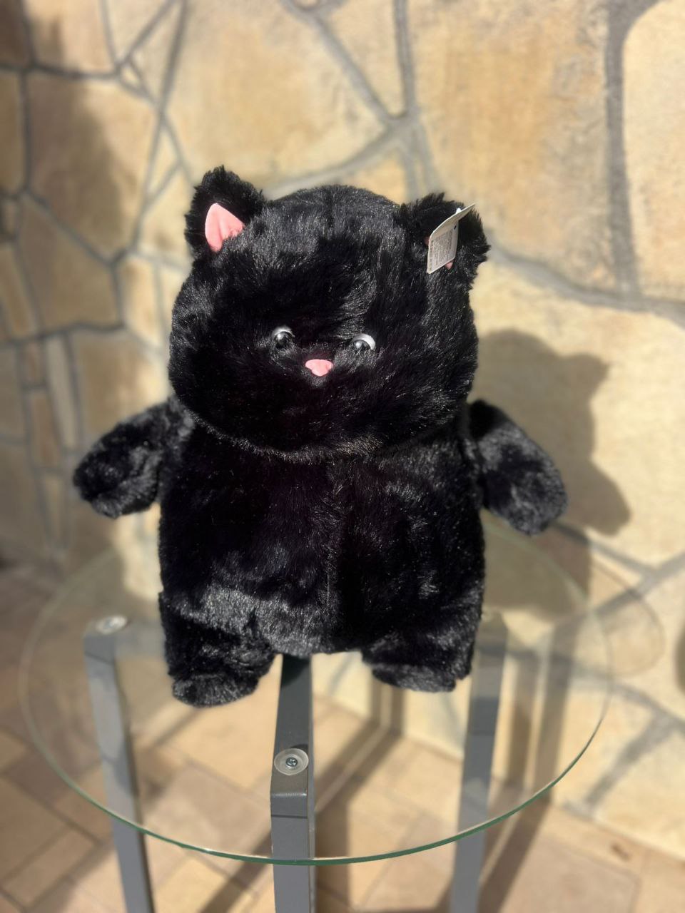 Мягкая игрушка черный кот 43/50