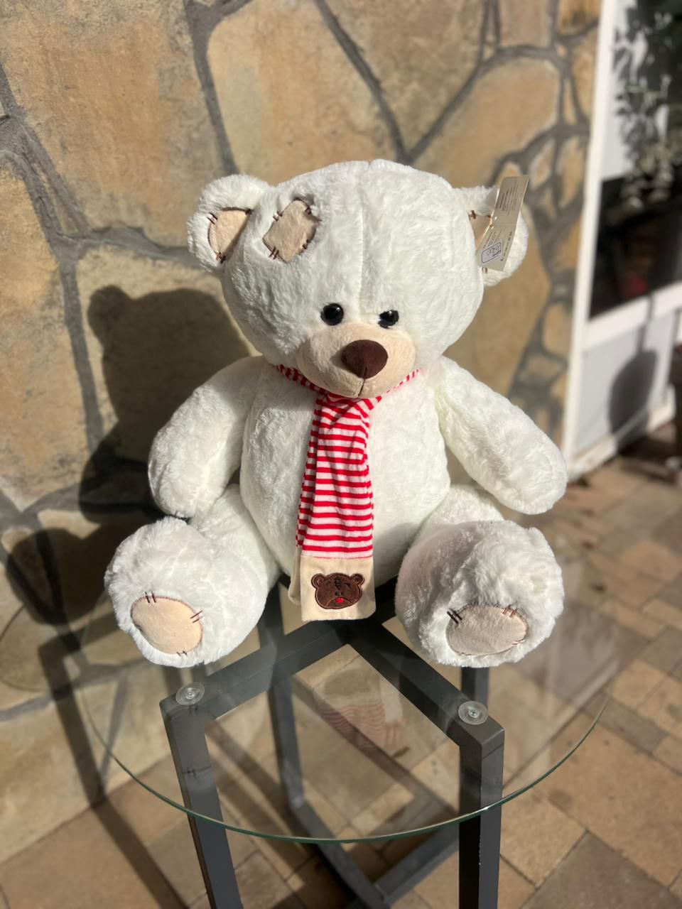 Мягкая игрушка мишка с шарфом 65/50