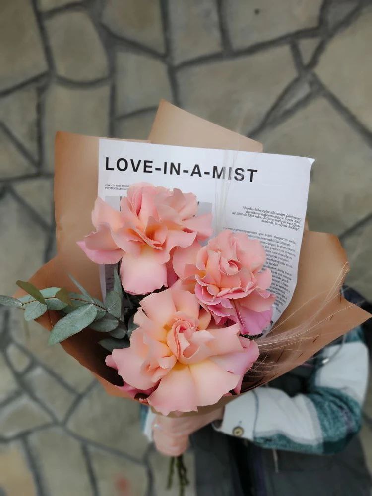 Букет из французских роз