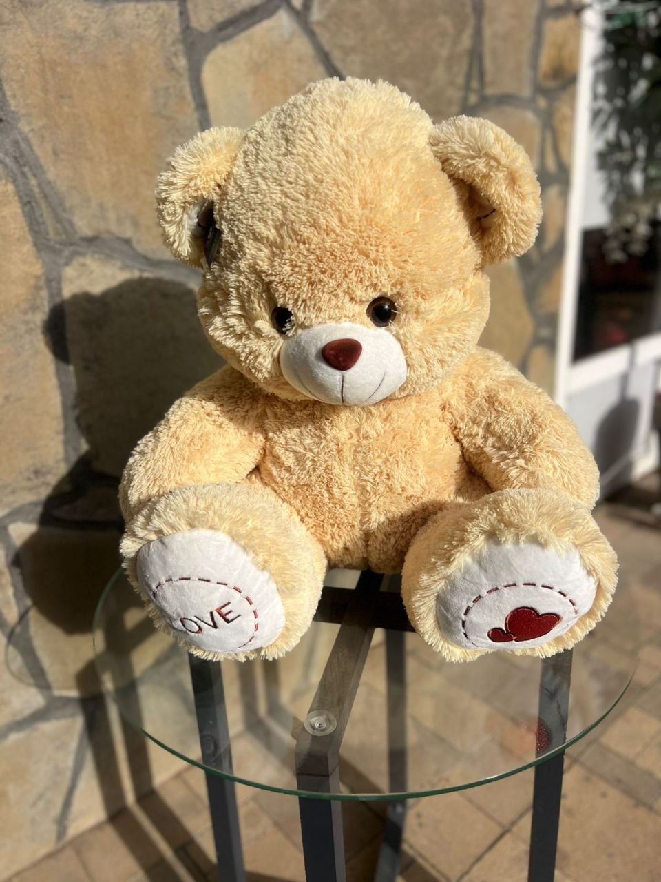 Мягкая игрушка мишка бежевый 70/50