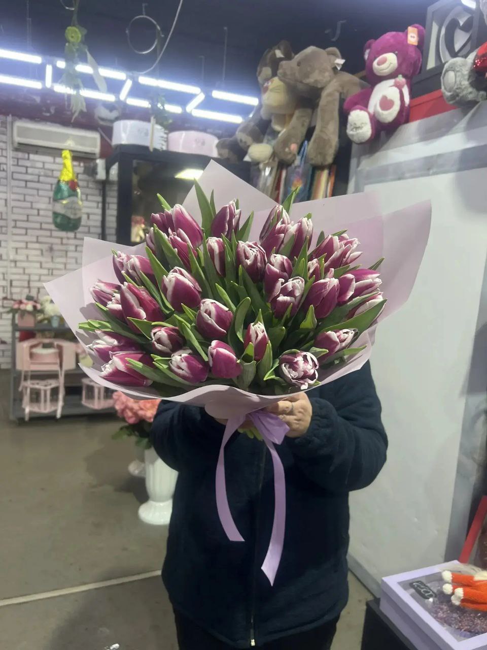 Букет из 31 тюльпана