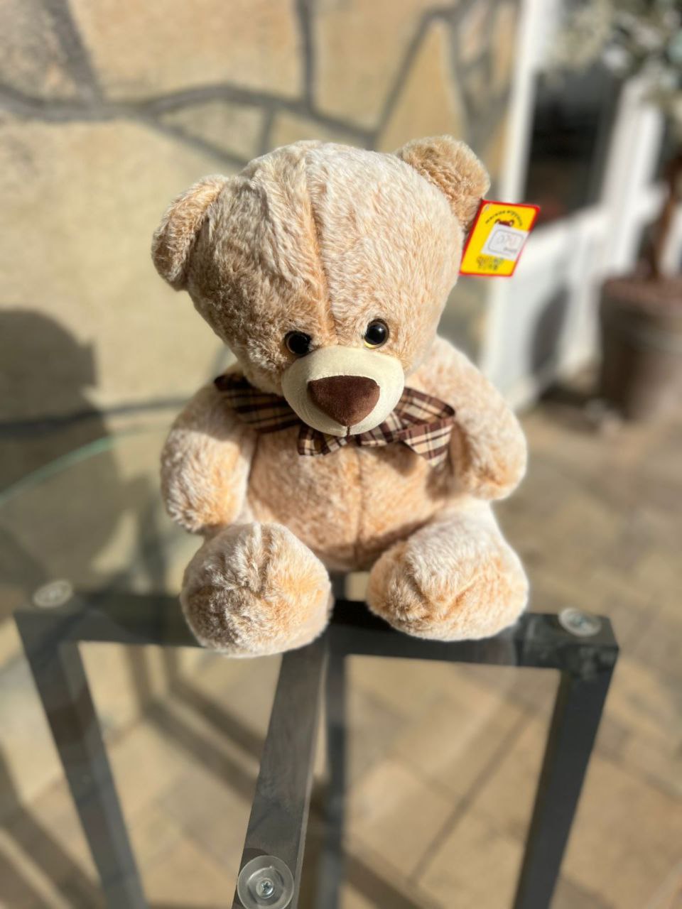 Мягкая игрушка бежевый мишка 40/30