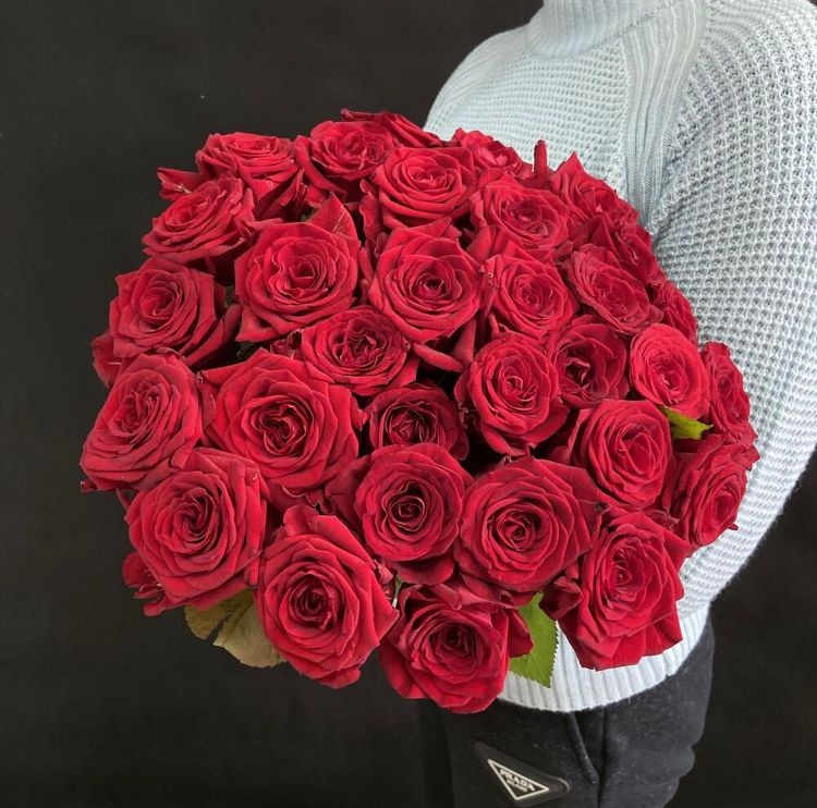31 шт Красная Роза 50 см