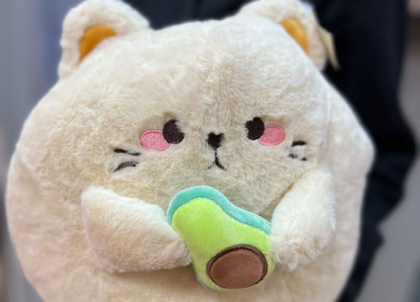 Мягкая игрушка Кот с авокадо