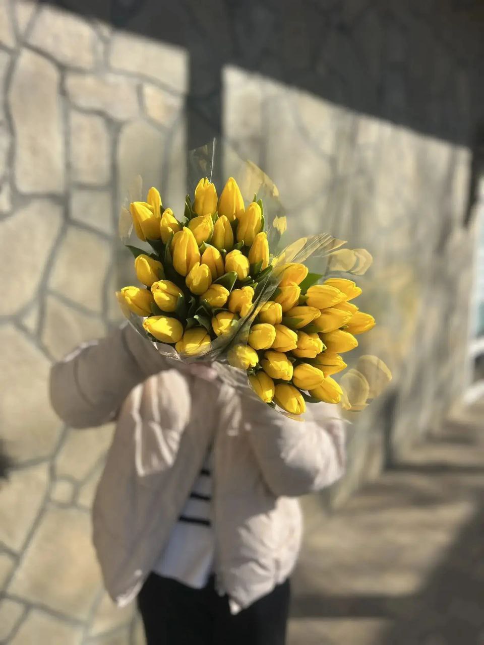 Желтые тюльпаны (от 11 штук)